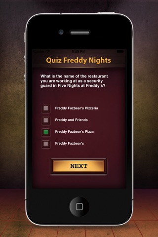 Fun Quiz For Freddy Nights screenshot 3