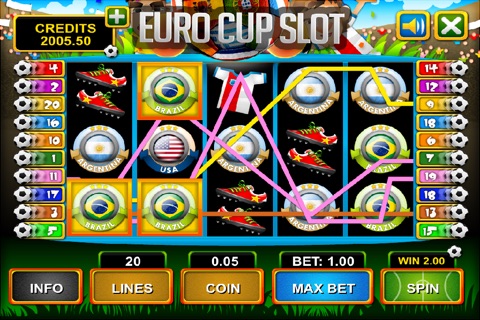 Euro Cup Slot - Jackpot screenshot 4