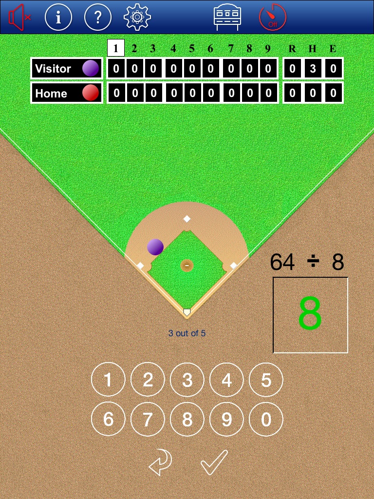 BaseballMath screenshot 2