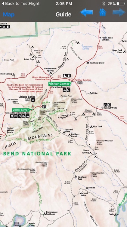 Big Bend National Park - GPS Map Navigator screenshot-3