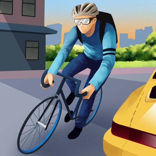 City Bike Messenger 3D - eXtreme Road Bicycle Street Racing Simulator Game FREE icon
