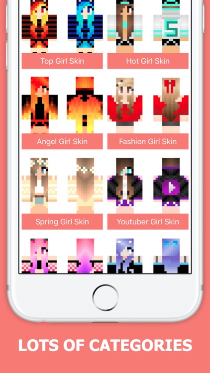 HD Girl Skins for Minecraft PE 2 - Free Skin for Pocket Edition