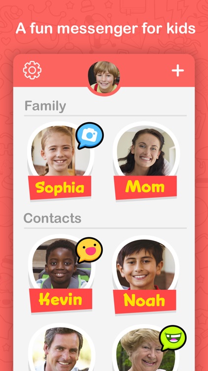PlayKids Talk - Free Kids-Safe Chat and Messaging for children under 12 screenshot-3