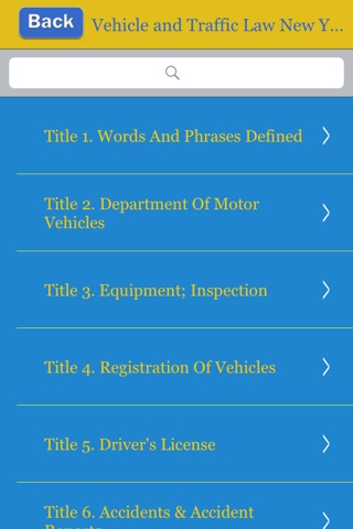 Vehicle & Traffic Code of New York(NYS) 2016 screenshot 2