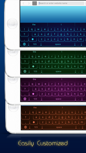 Neon Keyboard  - Glow keyboards with various neon colors(圖3)-速報App