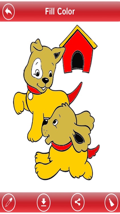 Puppy And Kitty Coloring Book screenshot-3