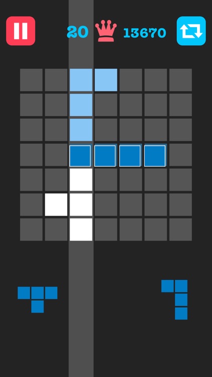 7x7 Block Puzzle - Clever Blocks Quadris 2 Player Math 10/10 Rush Game screenshot-3