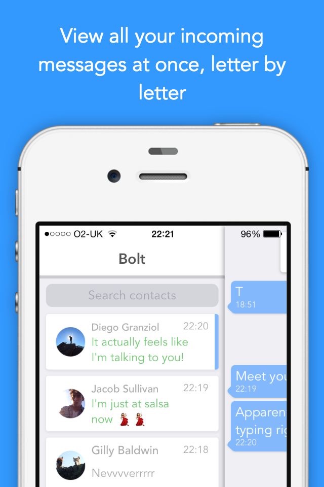 Bolt - Real time live messaging screenshot 2