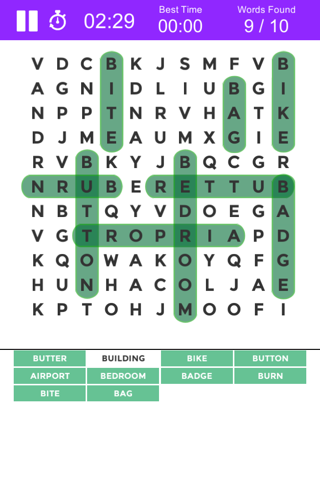 Word Search Colorful Puzzle screenshot 3
