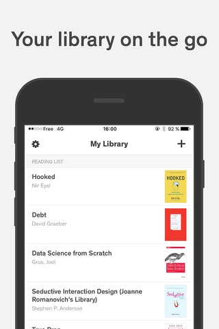 Read - Epub Reader - Import books from Dropbox and sync highlights to Evernote screenshot 2