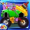 Be a designer, creator and manufacturer of big lorry in this monster truck builder game for crazy mechanics