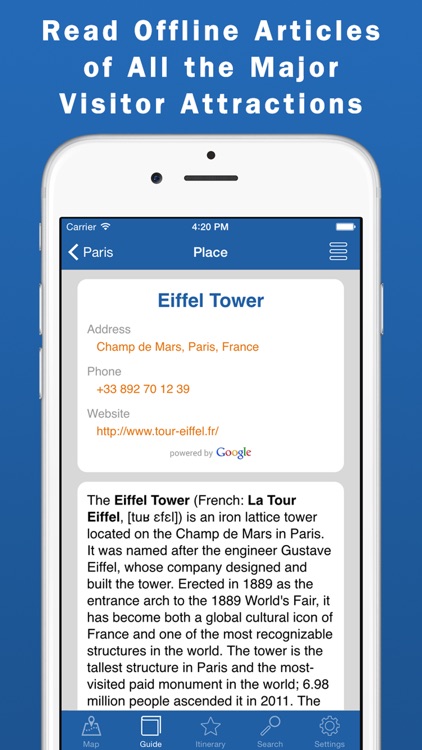 World City Guides & Offline Maps with Itinerary