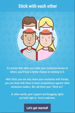 Stick - The help you need to make your resolution stick screenshot 2