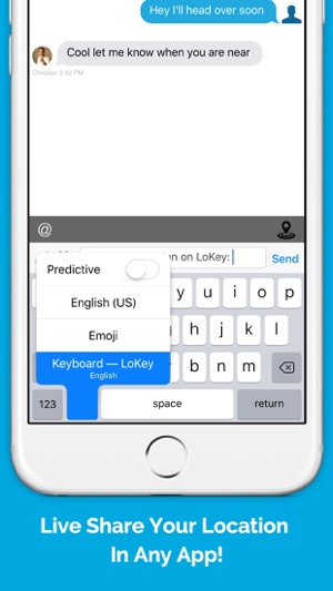 LoKey - The Location Sharing Keyboard(圖1)-速報App