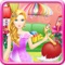 Pregnant Princess Cleaning Home game for girls