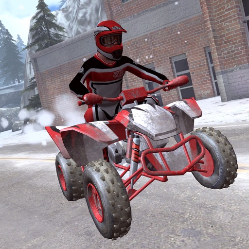 ATV Snow Racing - eXtreme Real Winter Offroad Quad Driving Simulator Game PRO Version Icon