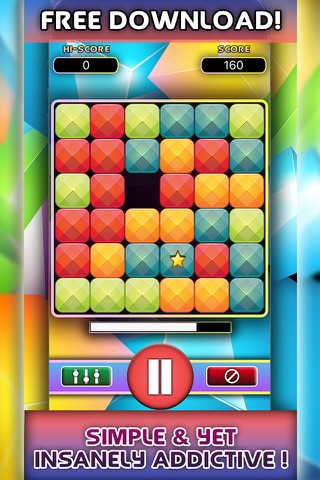 4 Tiles Pop - Play Match 4 Puzzle Game for FREE ! screenshot 2