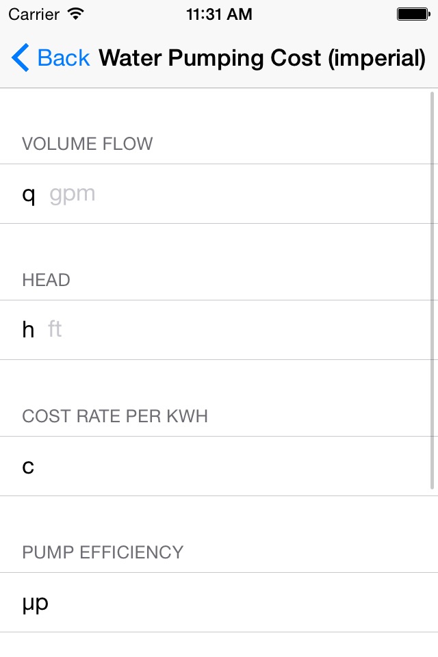 Pump Calculators - Petroleum & Mechanical Engineer screenshot 4