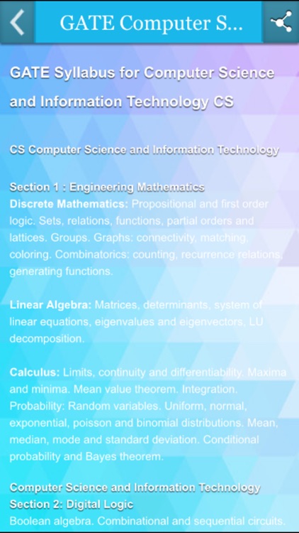 GATE Computer Science and IT