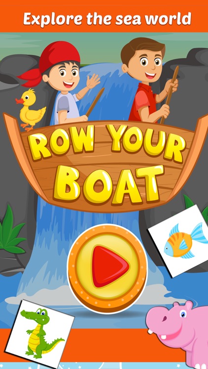 Row Your Boat- Sing along Nursery Rhyme Activity for Little Kids screenshot-4