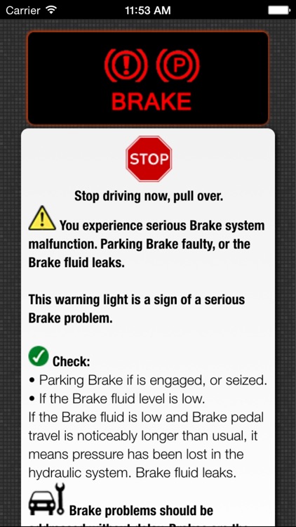 App for Subaru Warning Lights & Problems