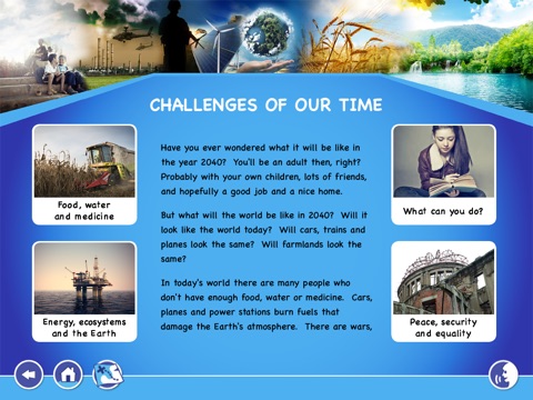 Discover MWorld Challenges Of Our Time screenshot 2