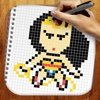 Easy Draw Super Heroes Pixel