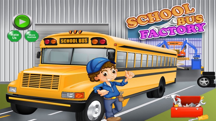 School Bus Builder Factory & Repair Simulator