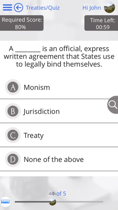 How to cancel & delete International Law by GoLearningBus from iphone & ipad 4