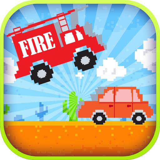 Jumpy Smashy Fire Truck Speed Racing Simulation Game