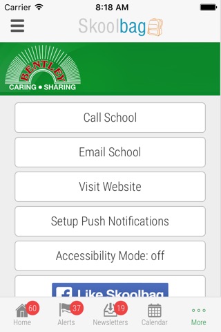 Bentley Primary School - Skoolbag screenshot 4