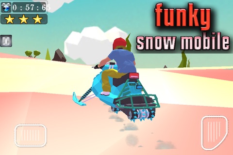 Funky Snow Mobile screenshot 2
