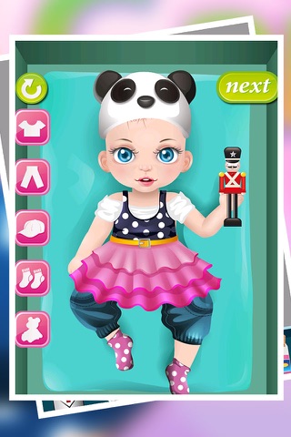 newborn baby care - baby games - my new born spa care & little girl sister make-up games screenshot 4