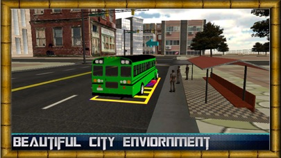 City Bus Driving Simulator 2016 - Real passengers pick & drop driver traffic parking SimScreenshot of 5