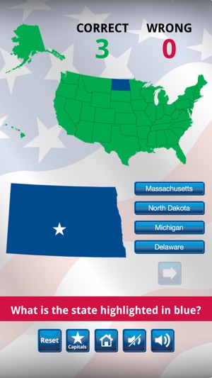 US States and Capitals Quiz : Learning C