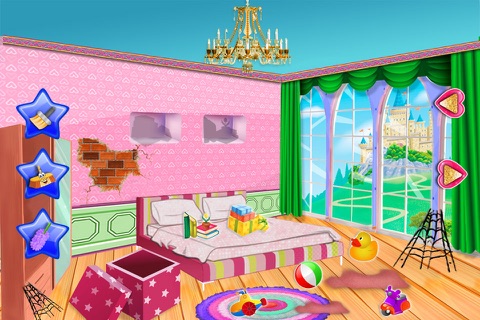 Princess Baby room cleaning games for girls screenshot 3
