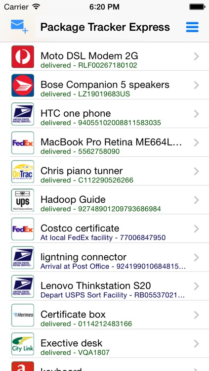 Package Tracker Pro