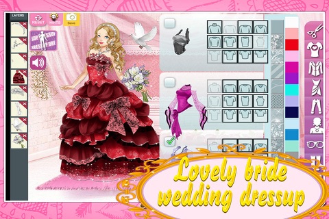 Lovely bride wedding dressup screenshot 3