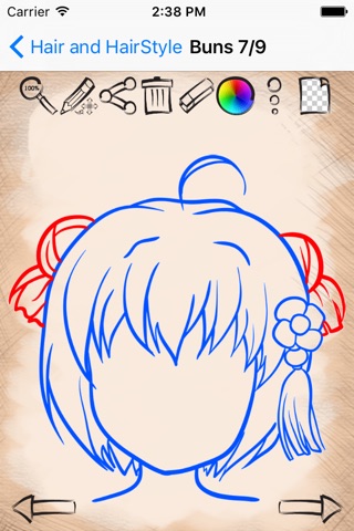 Draw And Play Anime Hairstyles screenshot 3