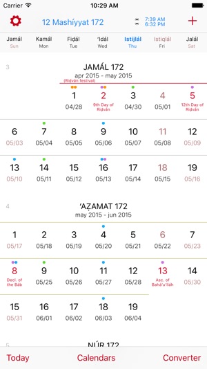 Bahá’í Calendar(圖1)-速報App