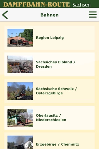 DAMPFBAHN-ROUTE Sachsen screenshot 2