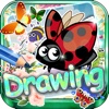 Drawing Desk Insects : Draw and Paint  Coloring Book Edition