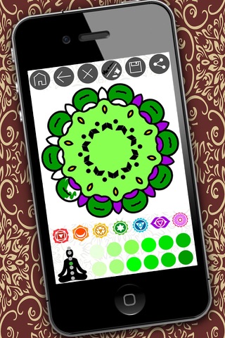 Mandalas coloring book Secret Garden colorfy game for adults - Premium screenshot 3