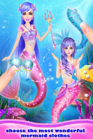 Mermaid Makeup Salon - Girls Games - Spa Dressup screenshot 2