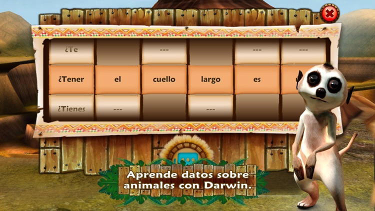 Safari Tales Español – aprende a leer a través del juego creativo screenshot-3