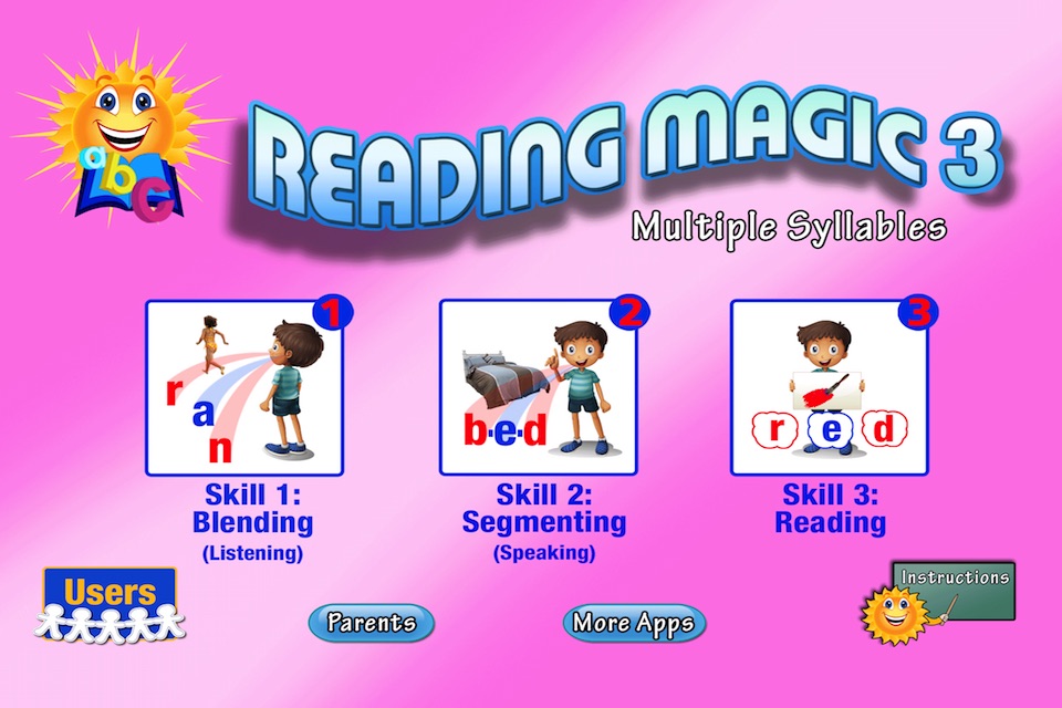 READING MAGIC 3-Learning to Read Consonant Blends Through Advanced Phonics Games screenshot 2