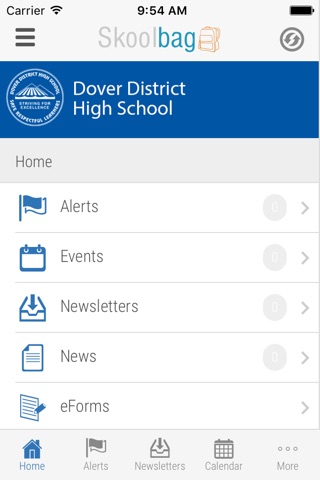 Dover District High School - Skoolbag screenshot 2