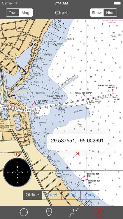Galveston Bay-Houston (Texas) – Raster Nautical Charts screenshot-3