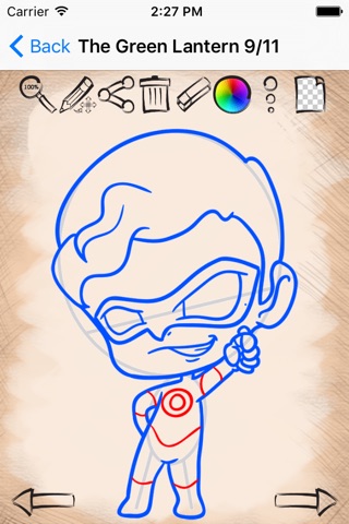Draw And Paint Chibi Superheroes screenshot 3