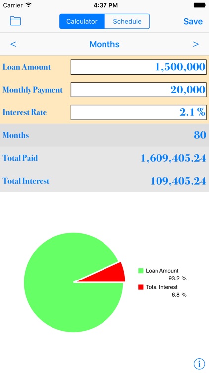 Emprunt (Loan Calc)